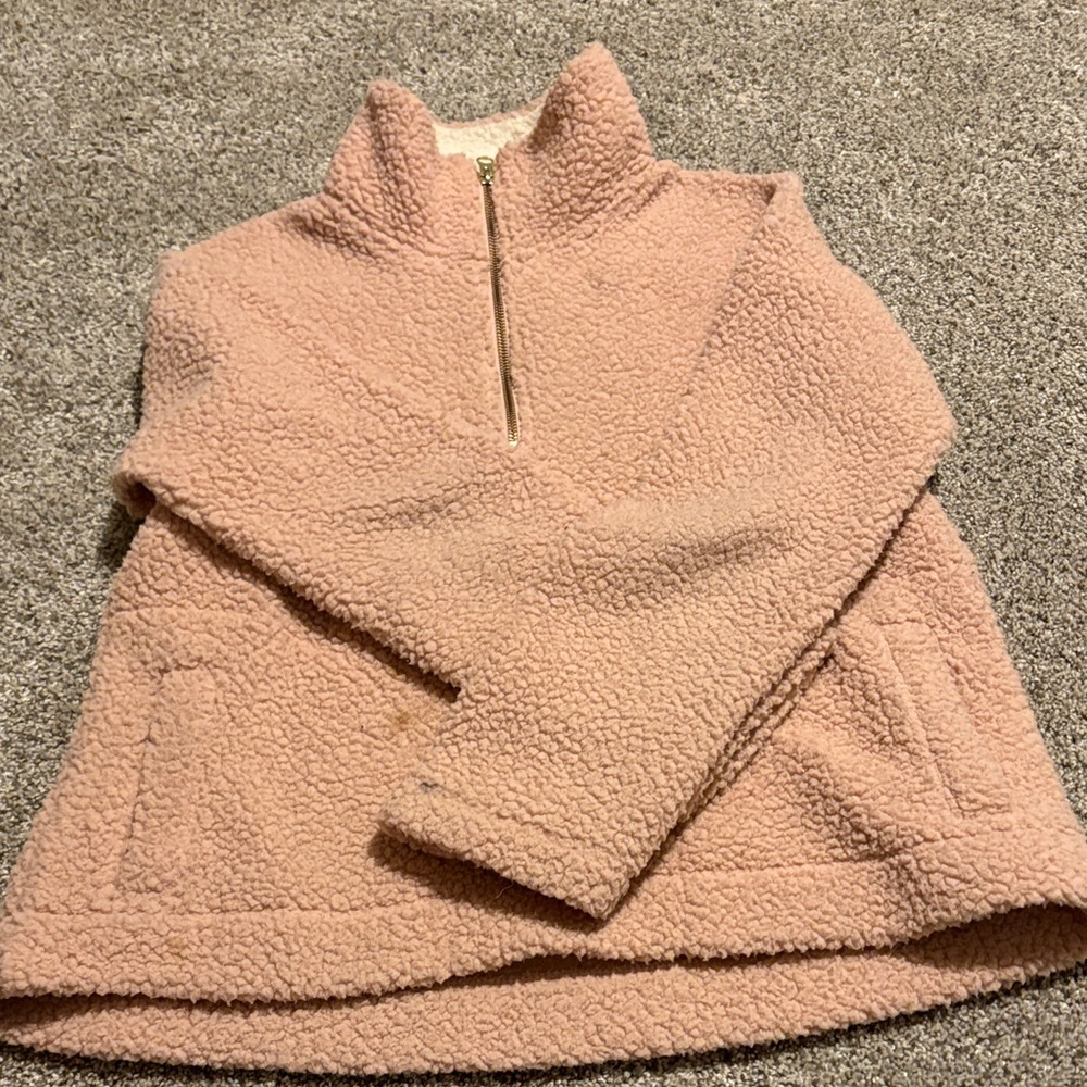 Cozy Pink Sherpa Women’s Jacket